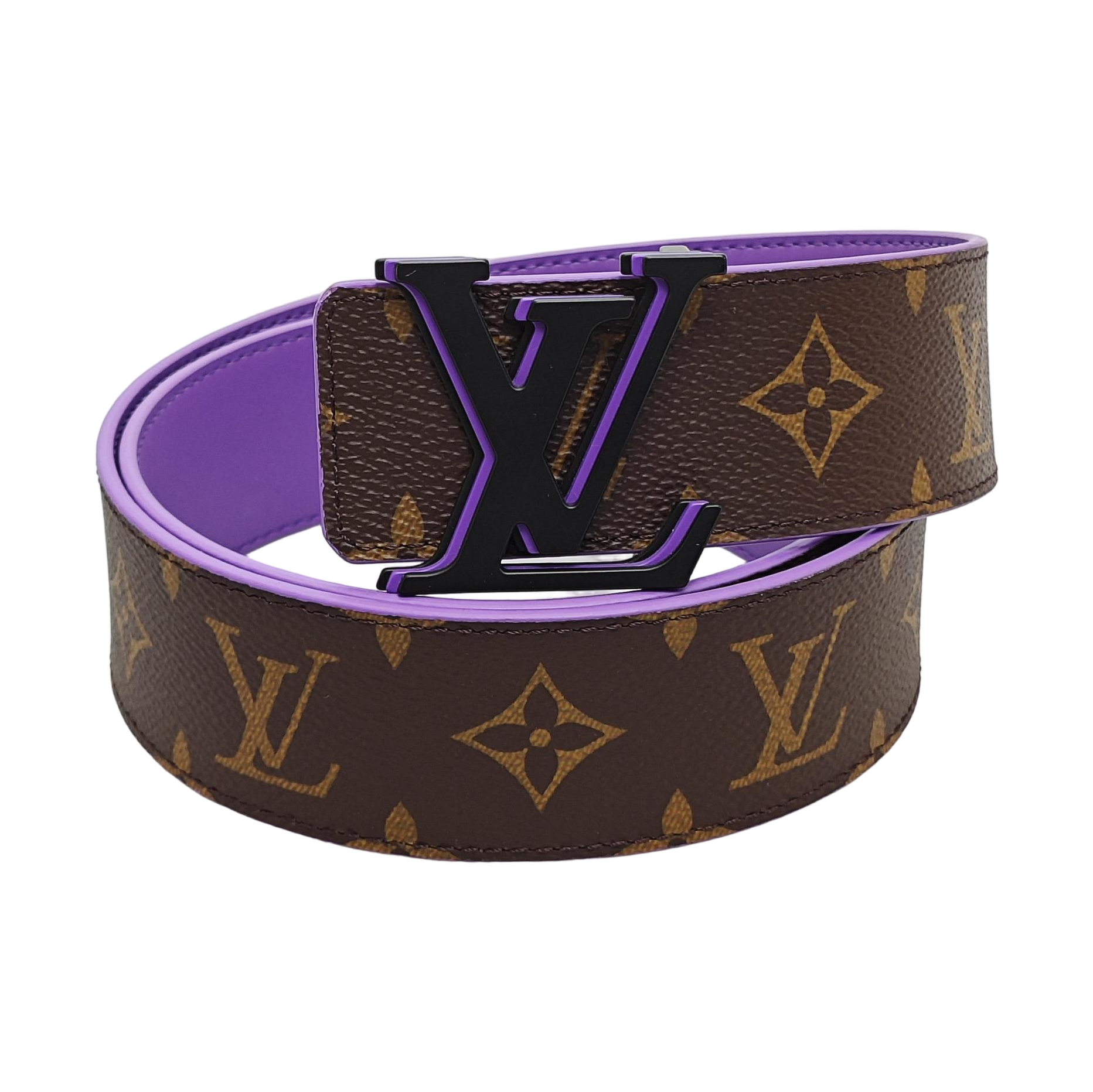 Coated Canvas Belt Brown