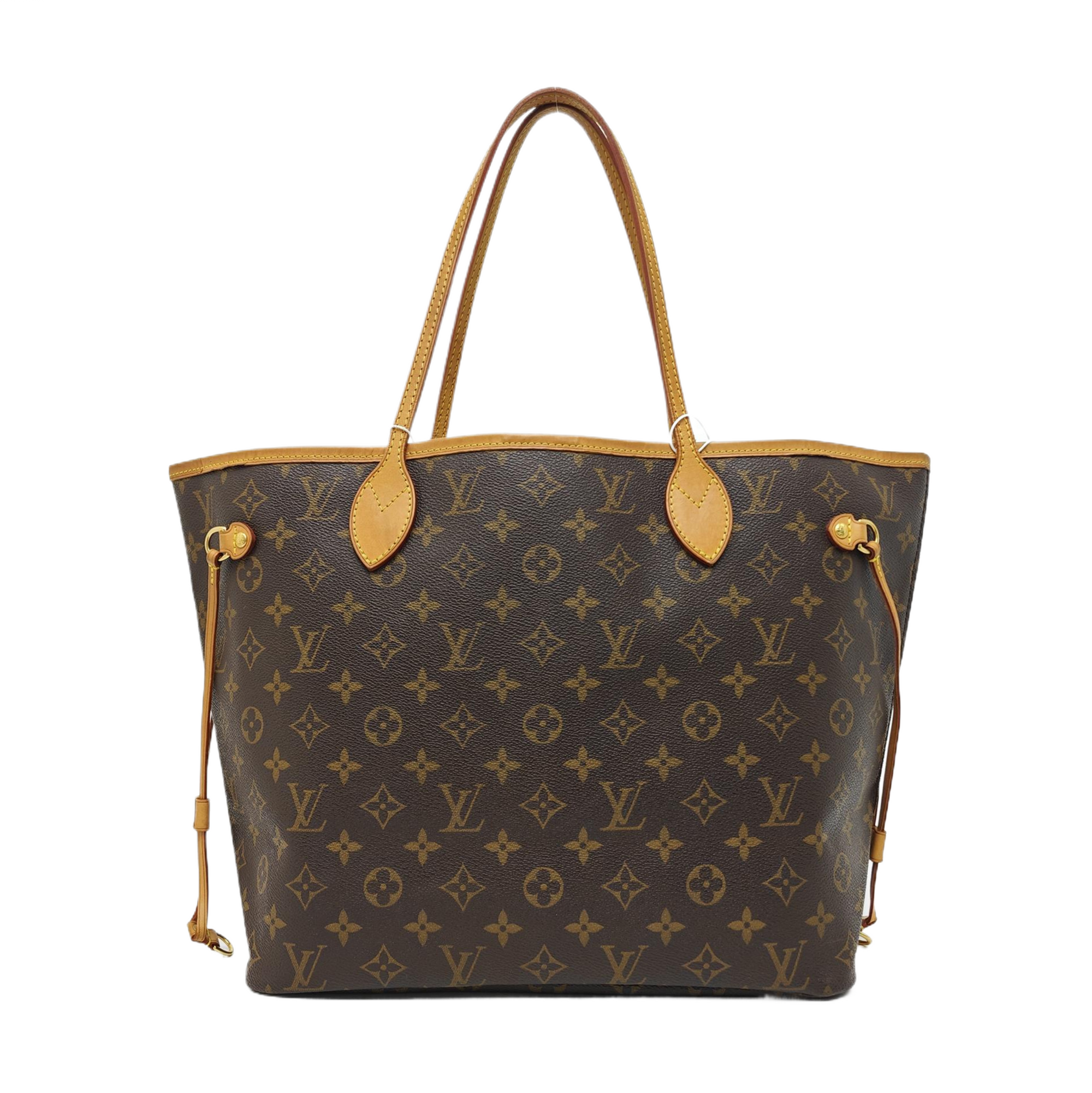 NEVERFULL MM Monogram Coated Canvas Brown