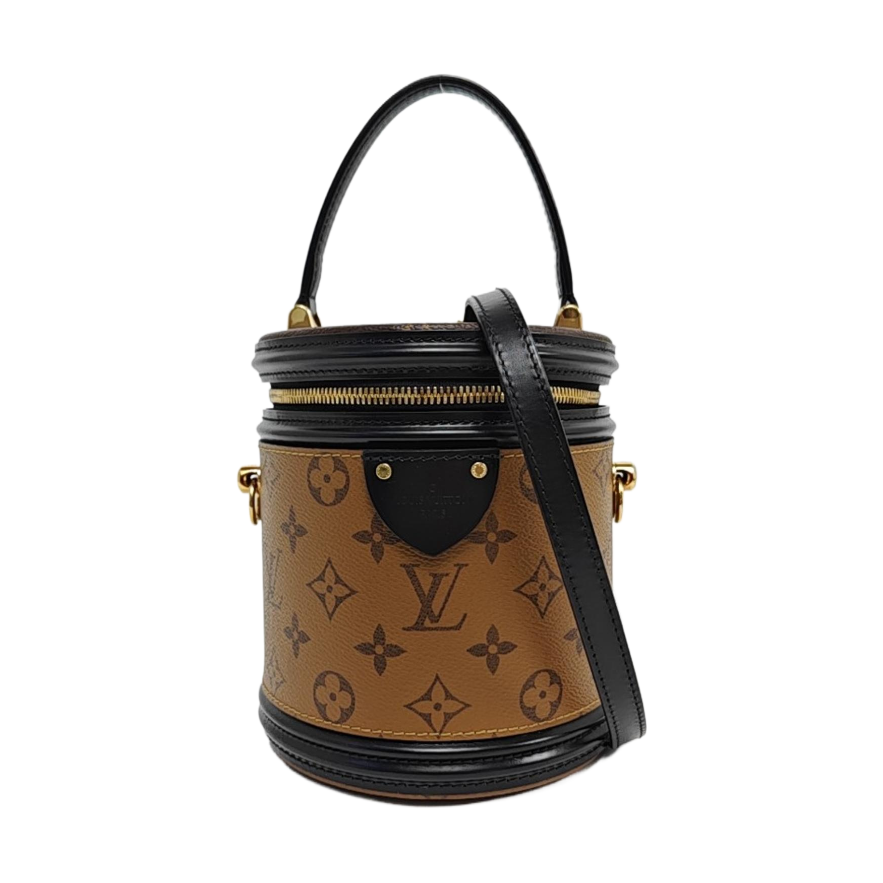 CANNES PM Monogram Coated Canvas Brown