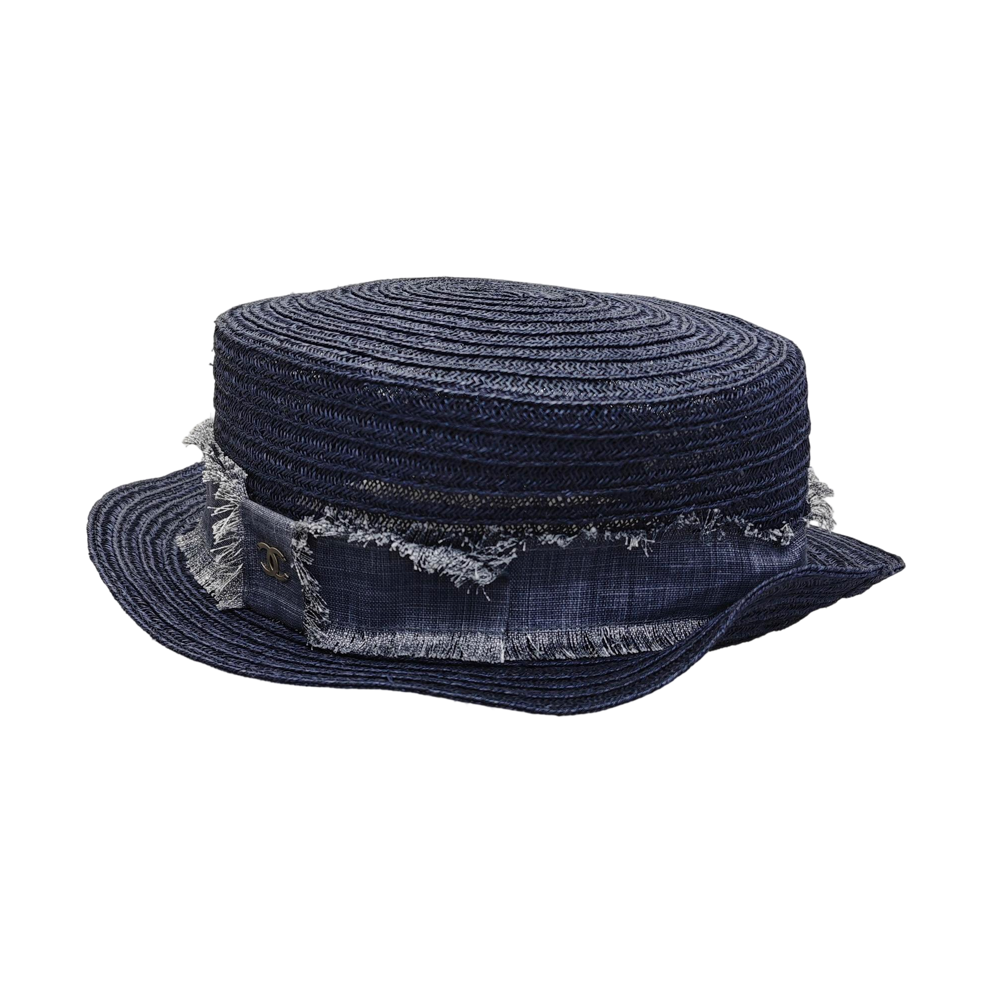 Straw Hat Blue