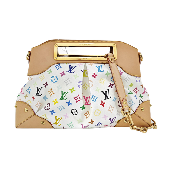 LV × TM JUDY Monogram Coated Canvas White