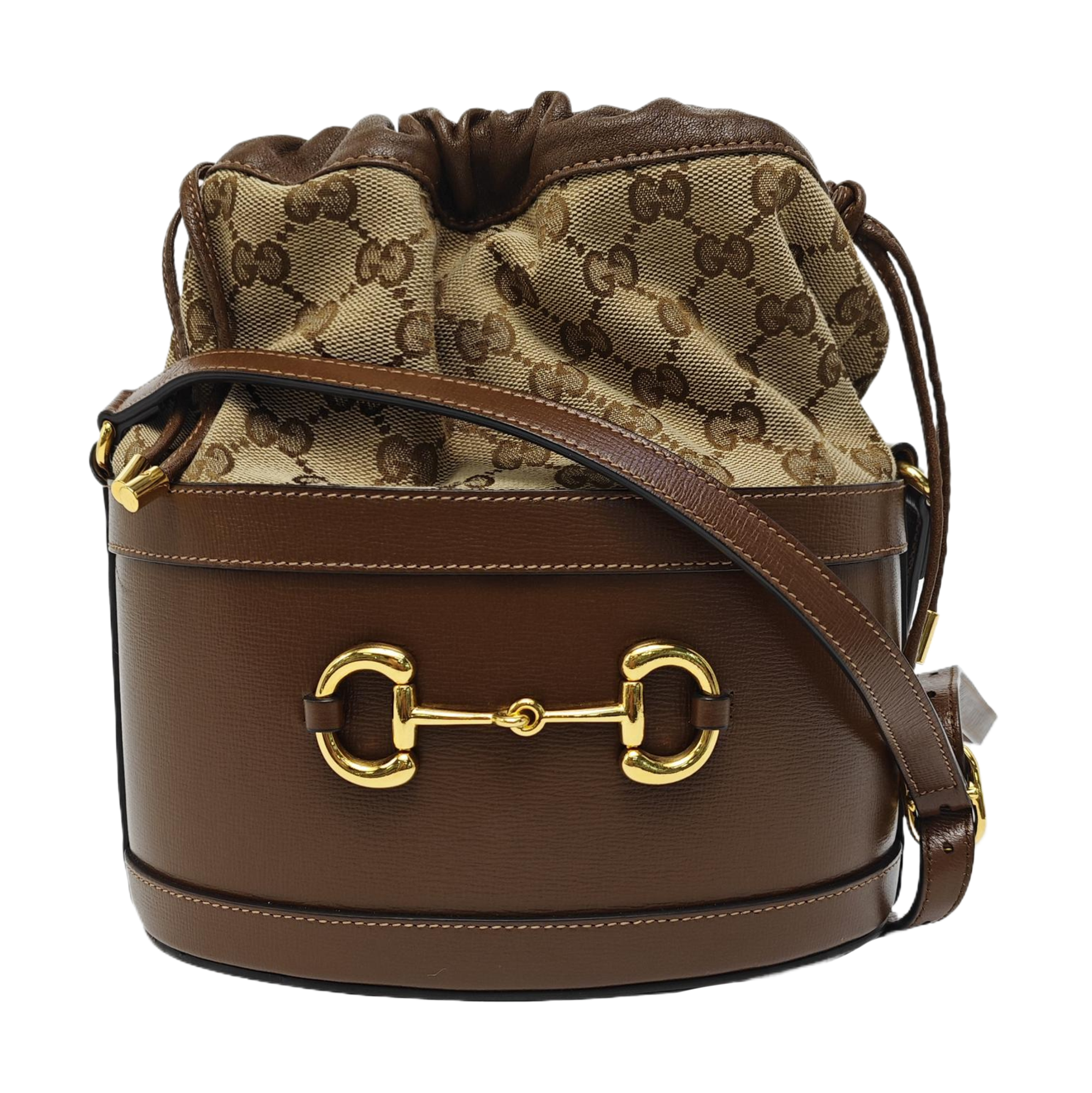 Horsebit 1955 Small Monogram Calfskin Brown