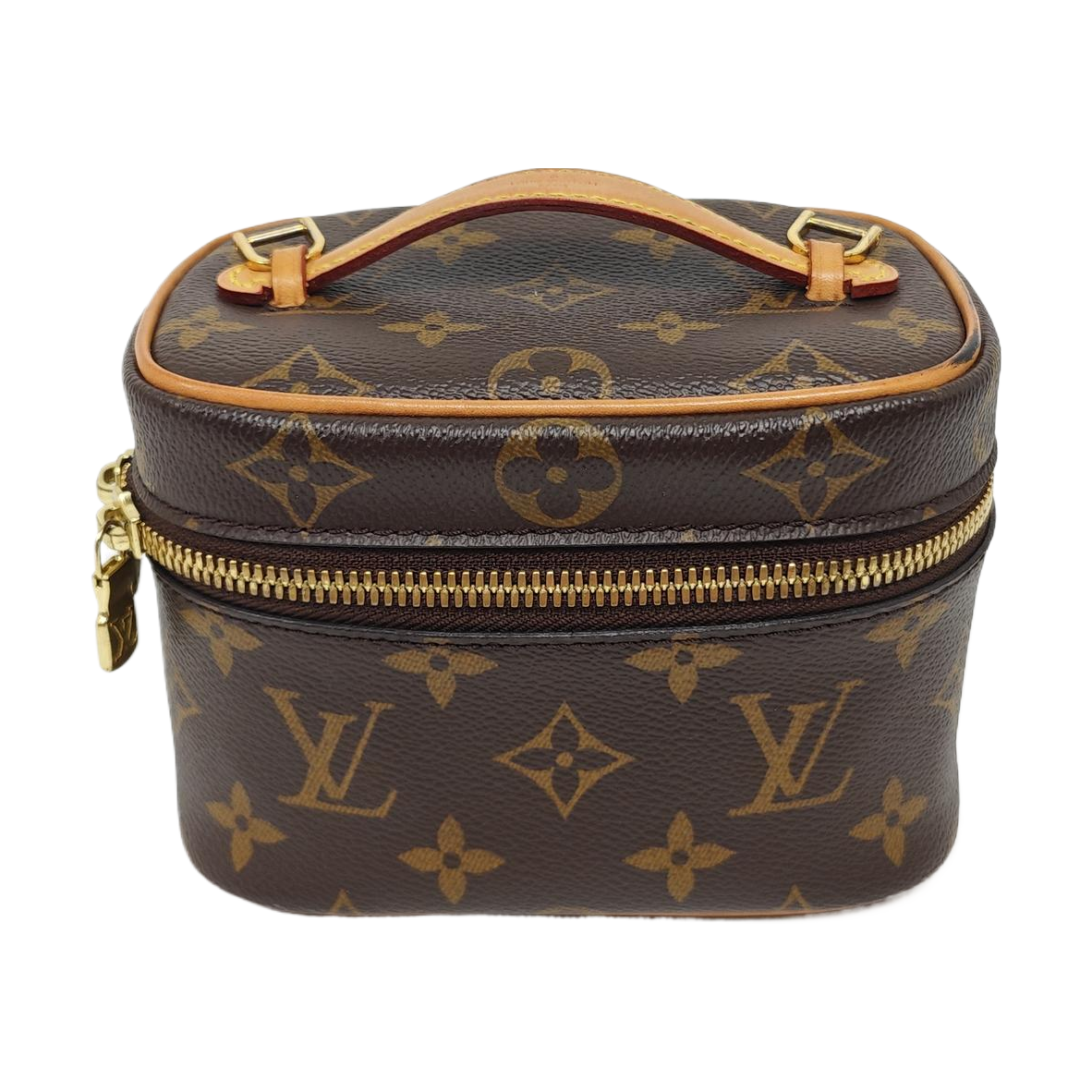 NICE Super Mini Monogram Coated Canvas Brown