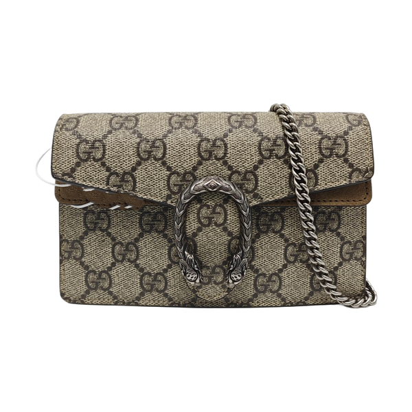 Authenticated pre-owned  Dionysus Super Mini Monogram Coated Canvas Beige - Shoulder Bag at Looply