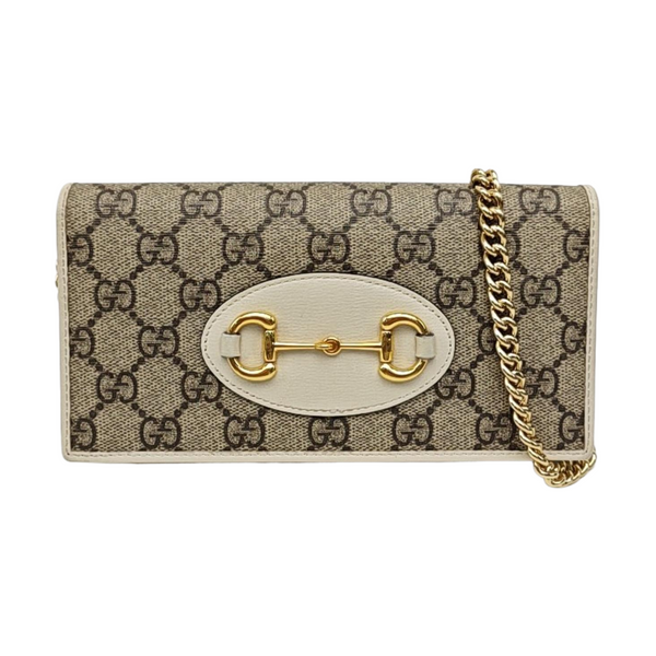 Horsebit 1955 WOC Monogram Coated Canvas Beige