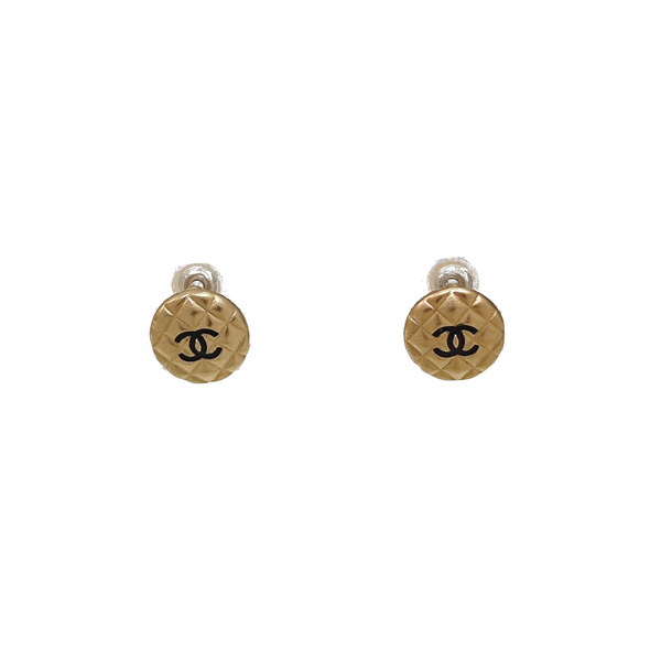 Metal Gold Stud Earrings