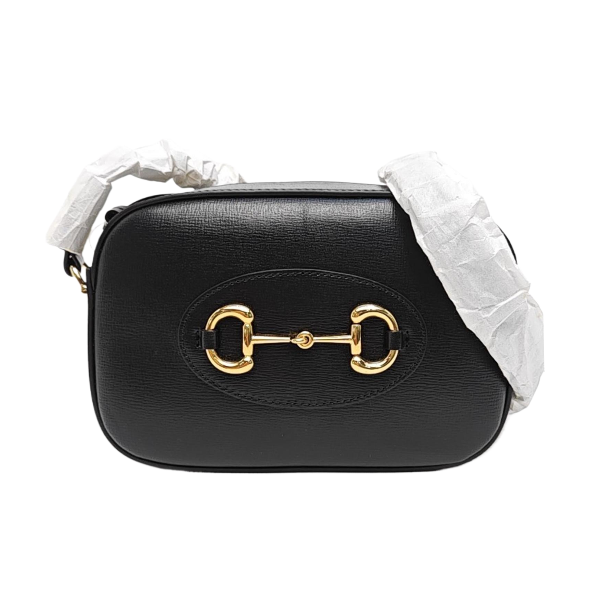 Authenticated pre-owned  Horsebit 1955 Small Calfskin Black - Crossbody Bag at Looply