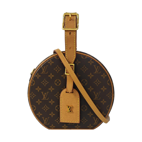 BOITE CHAPEAU PM Monogram Coated Canvas Brown