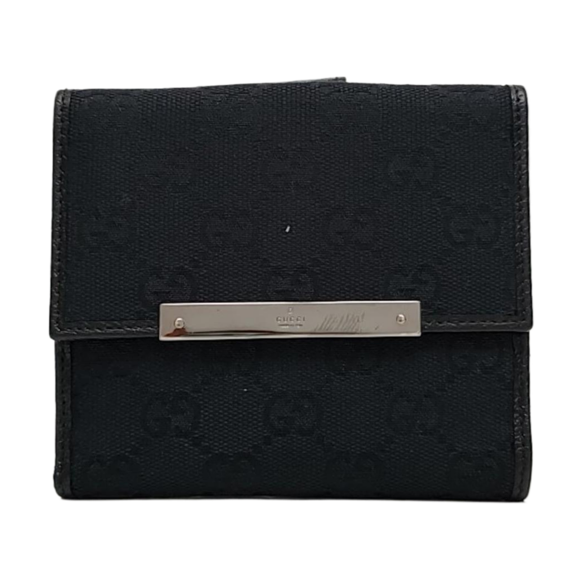 Monogram Canvas Wallet Blue