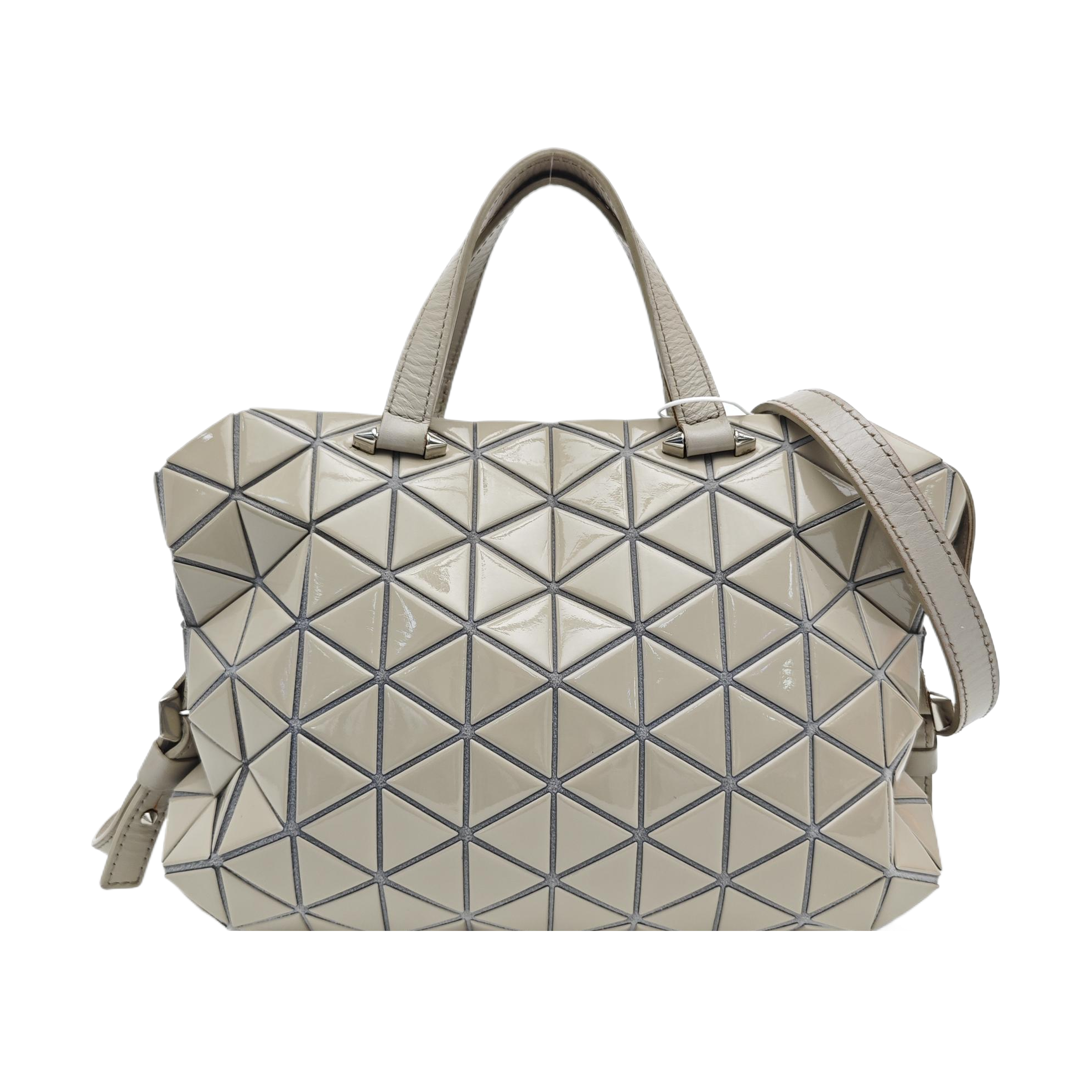 Special Material Shoulder Bag Beige
