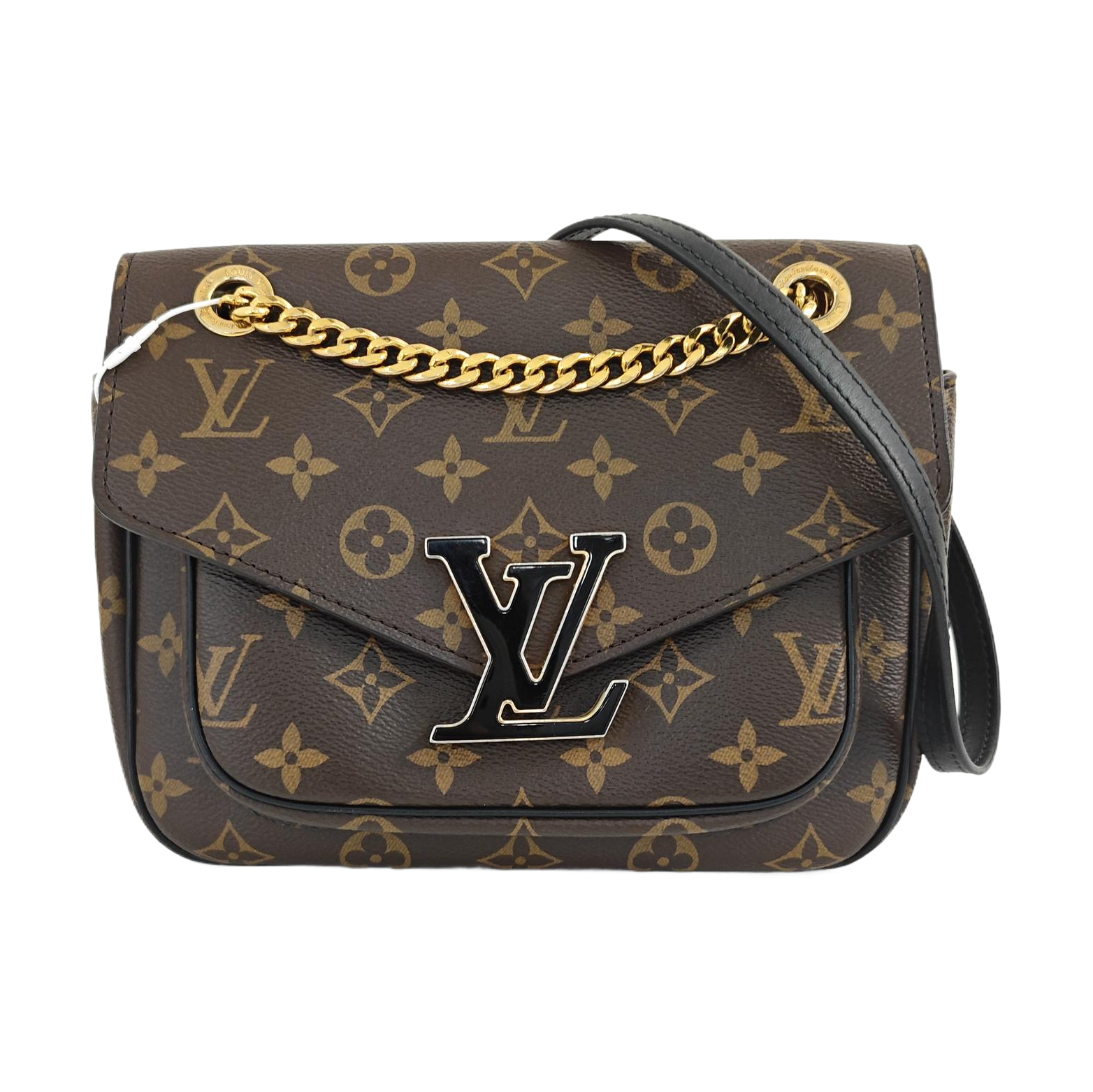 PASSY Monogram Coated Canvas Brown