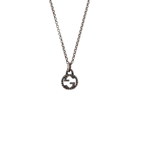 Interlocking G 925 Sterling Silver Necklace