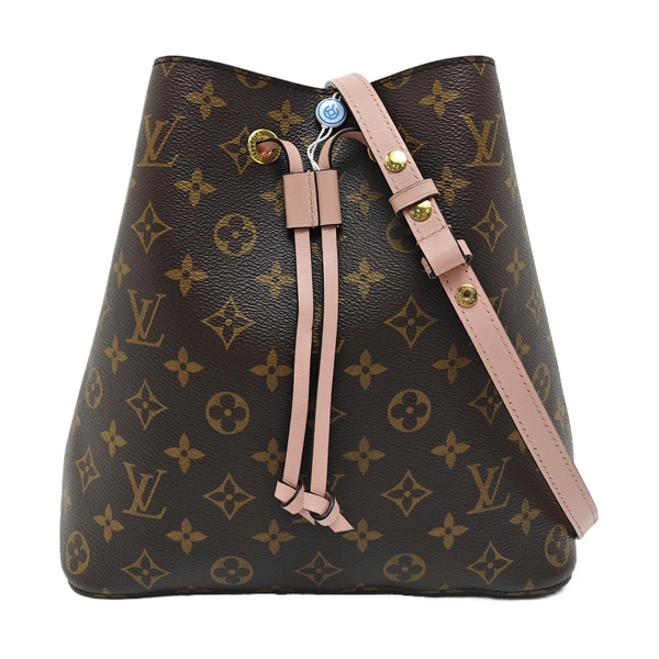 NÉONOÉ MM Monogram Coated Canvas Brown