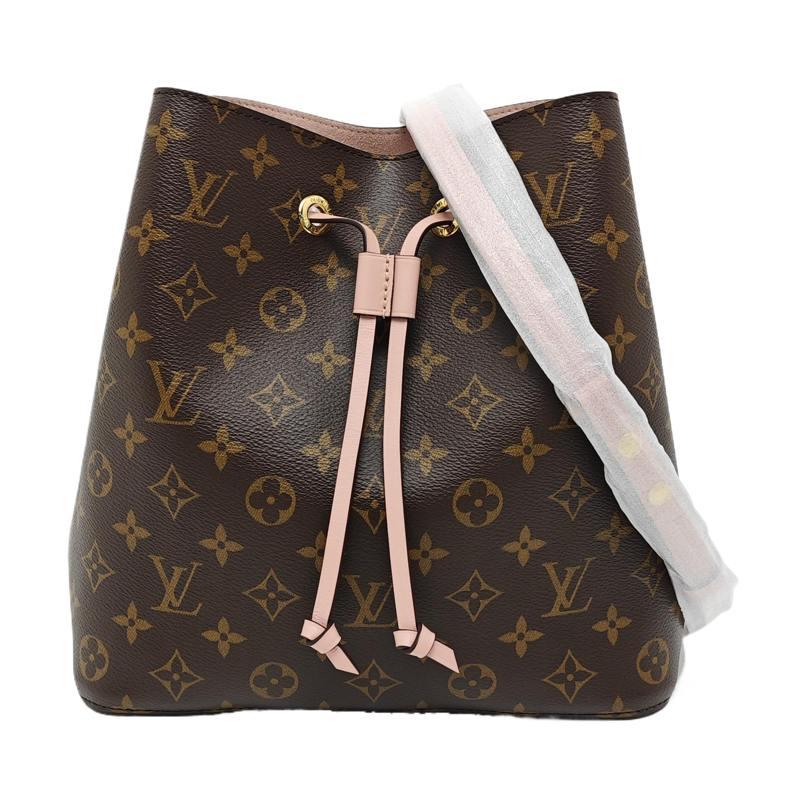 NÉONOÉ MM Monogram Coated Canvas Brown