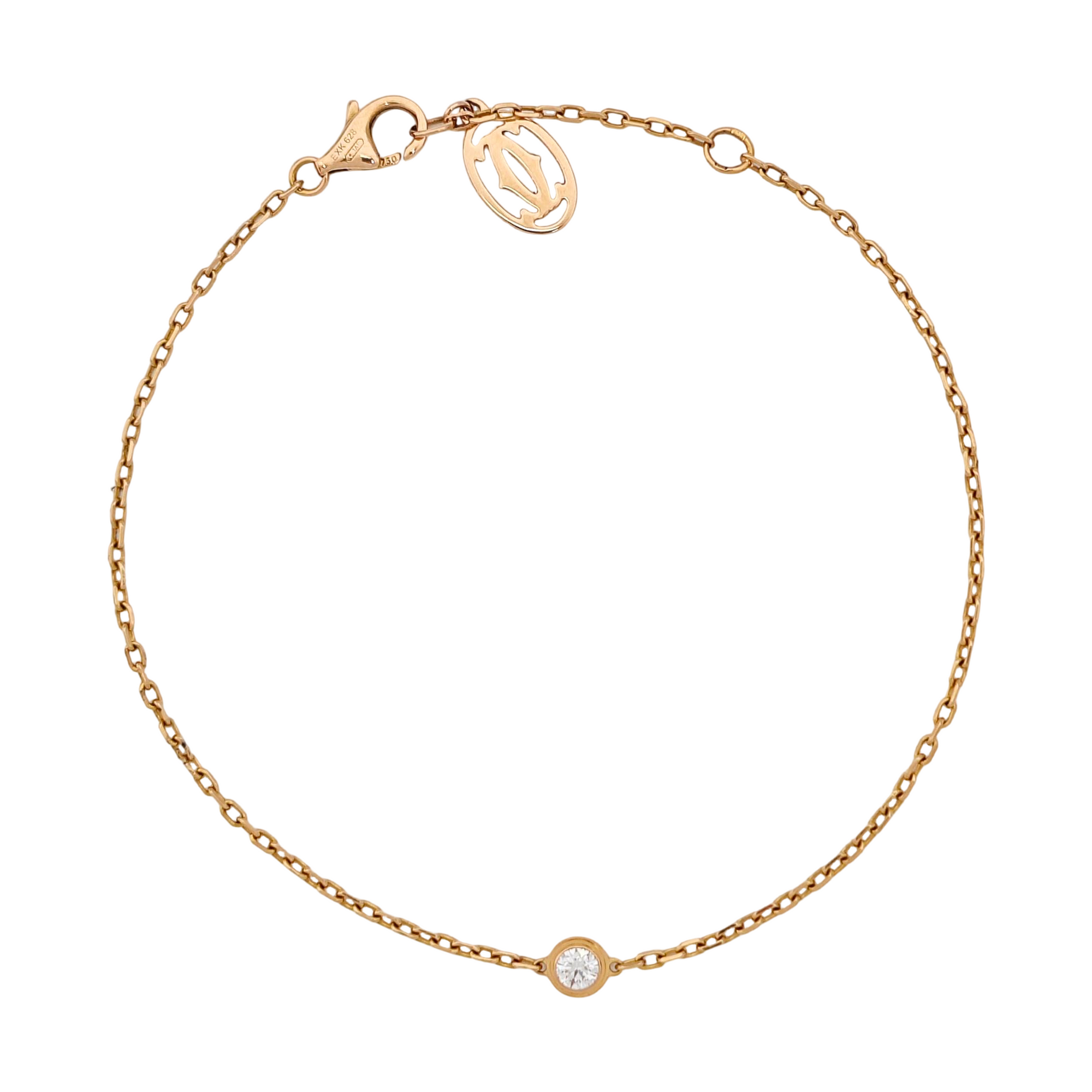 CARTIER D'AMOUR 18k Rose Gold Bracelet