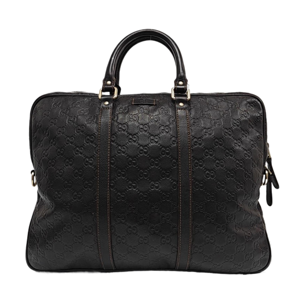 Signature Monogram Calfskin Brown