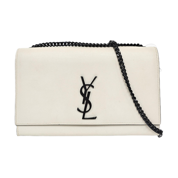 Authenticated pre-owned  KATE Medium Calfskin White - Shoulder Bag at Looply