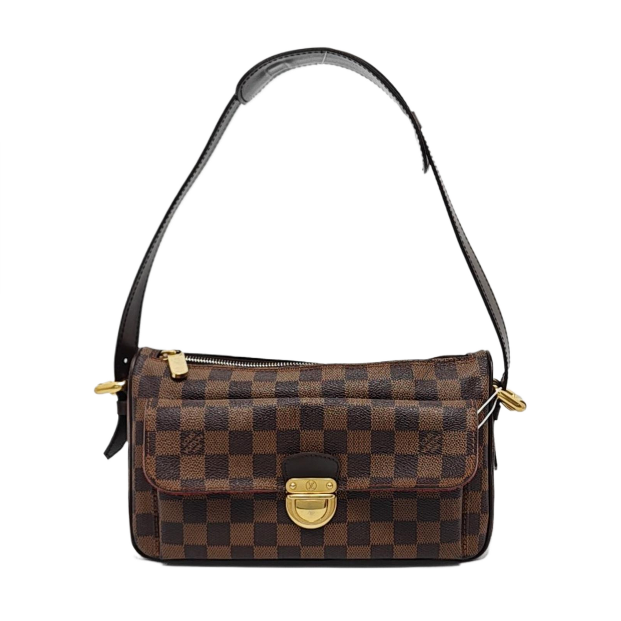 RAVELLO GM Damier Ebene Coated Canvas Brown