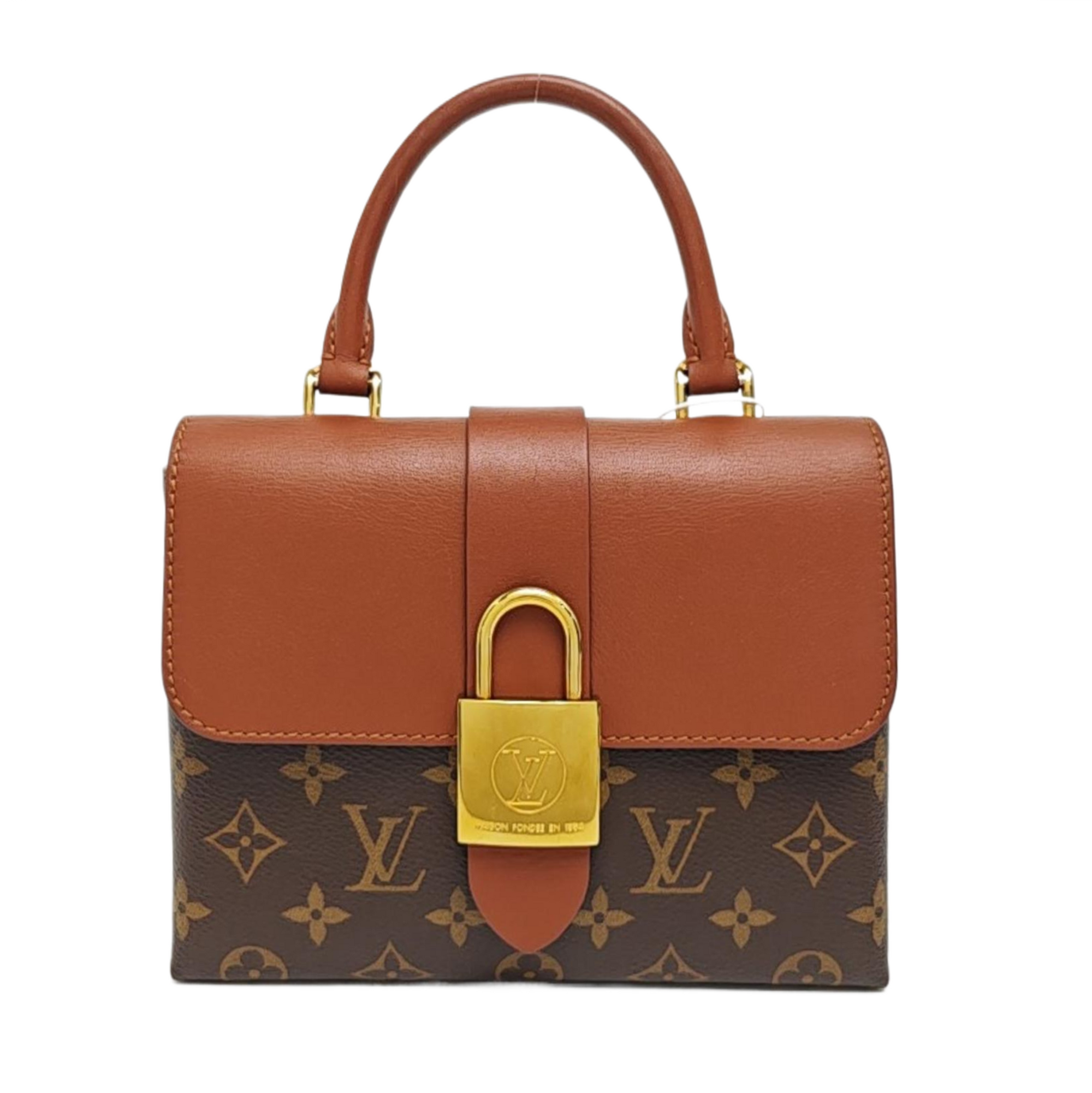 LOCKY BB Monogram Coated Canvas Brown
