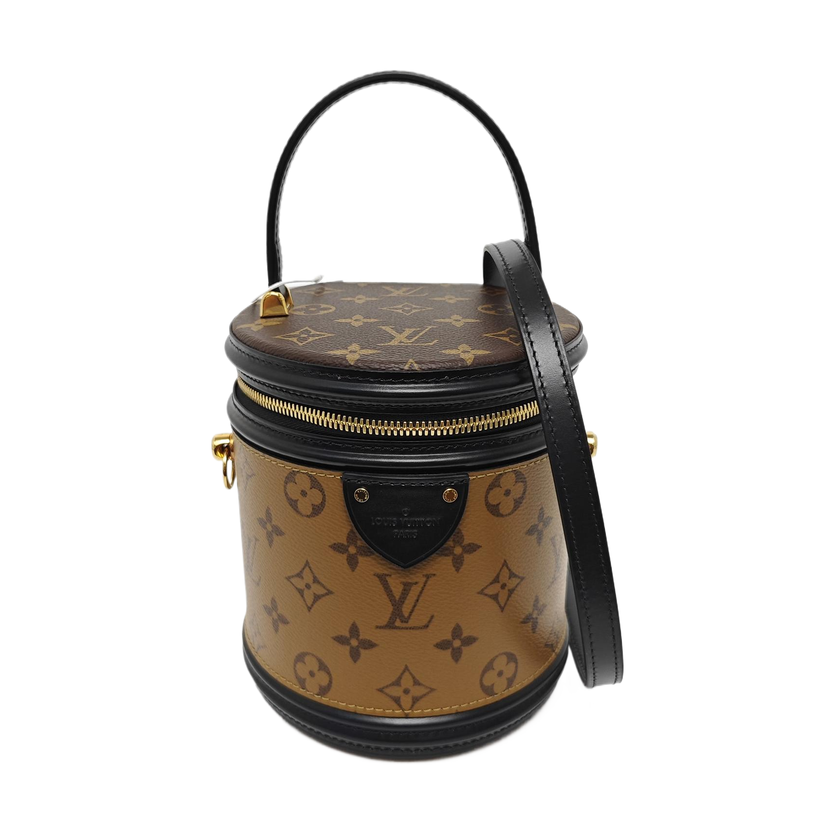 CANNES PM Monogram Coated Canvas Brown