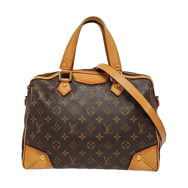 RETIRO NM Monogram Coated Canvas Brown