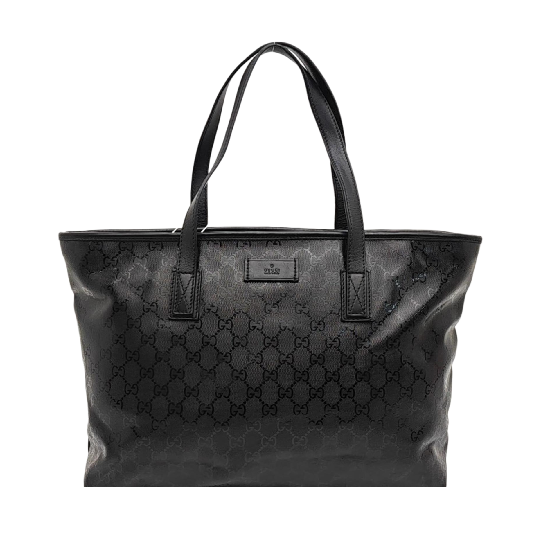 GG Imprime Monogram Coated Canvas Black