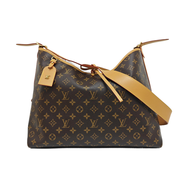 CARRYALL MM Monogram Coated Canvas Brown
