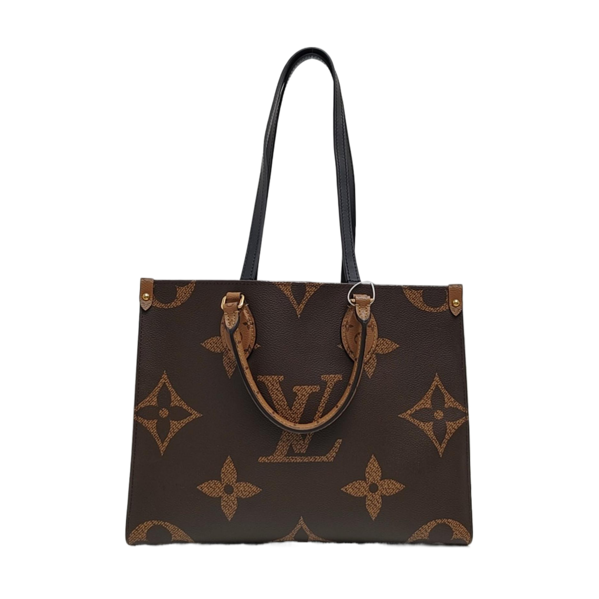 ONTHEGO MM Monogram Coated Canvas Brown