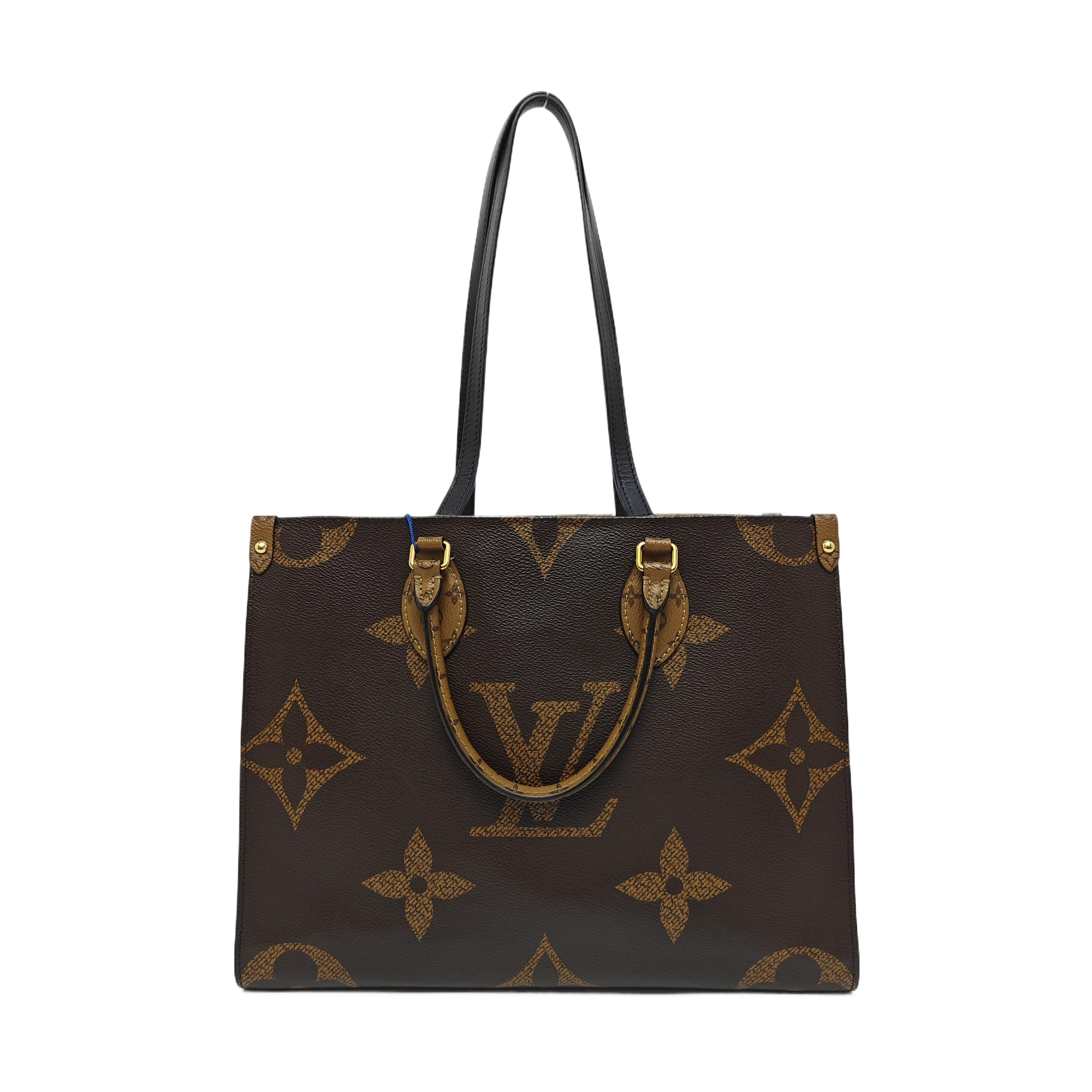 ONTHEGO MM Monogram Coated Canvas Brown