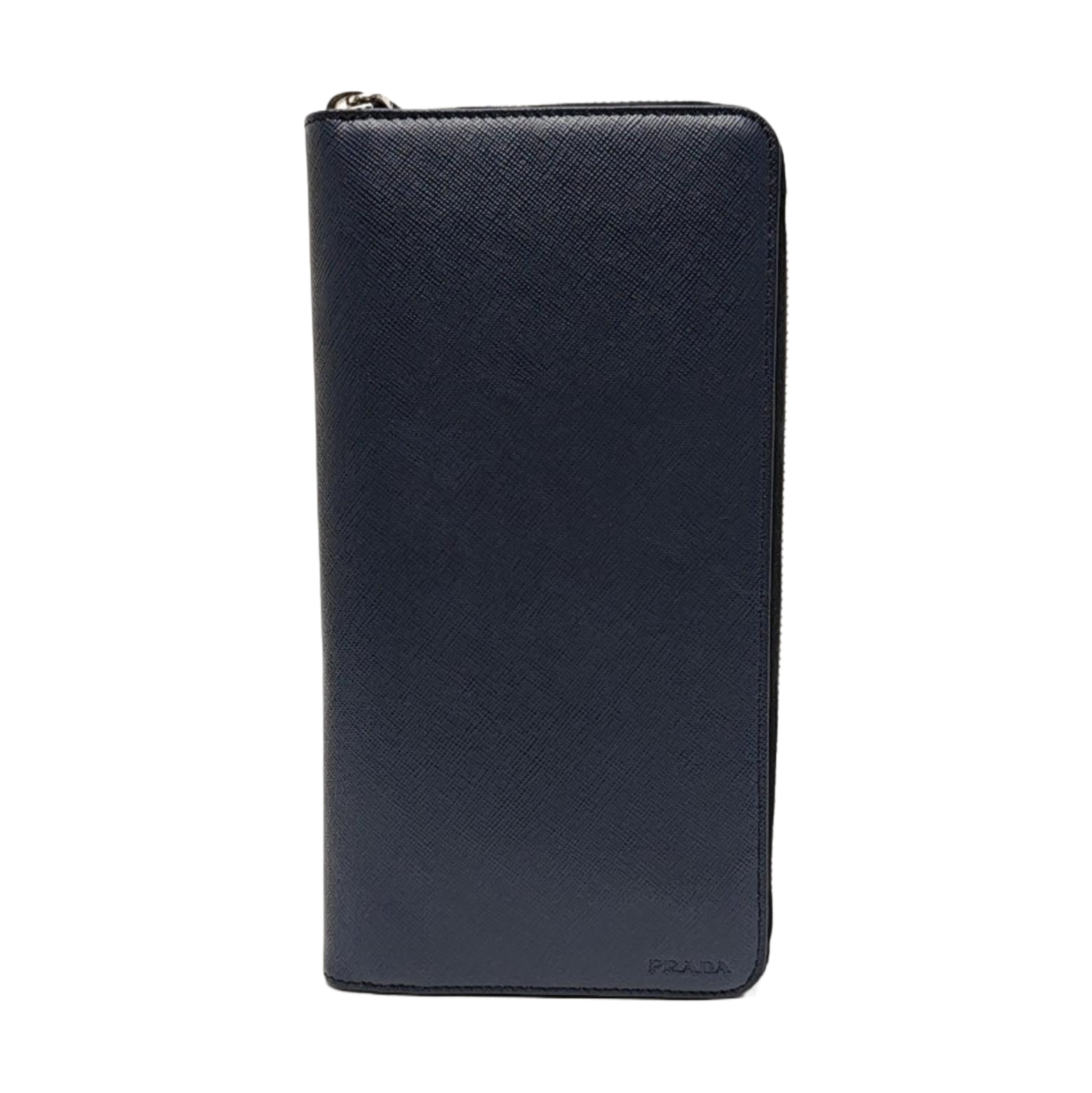 Saffiano Calfskin Clutch Blue
