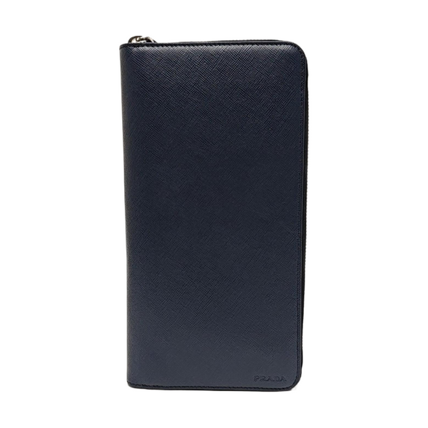 Saffiano Calfskin Clutch Blue