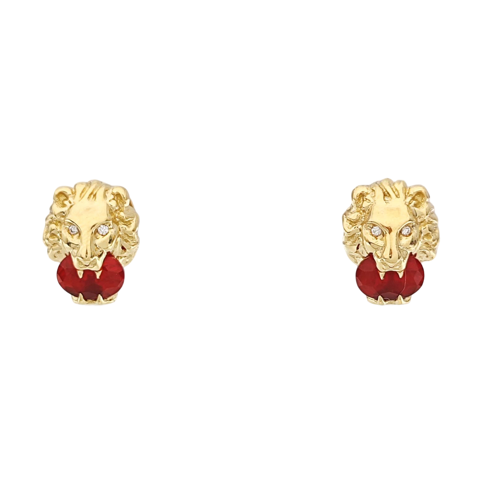 18k Gold Stud Earrings