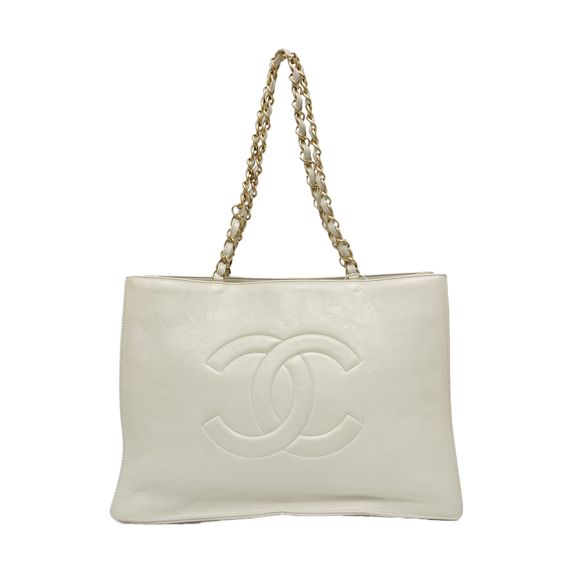 Calfskin Tote Bag Beige