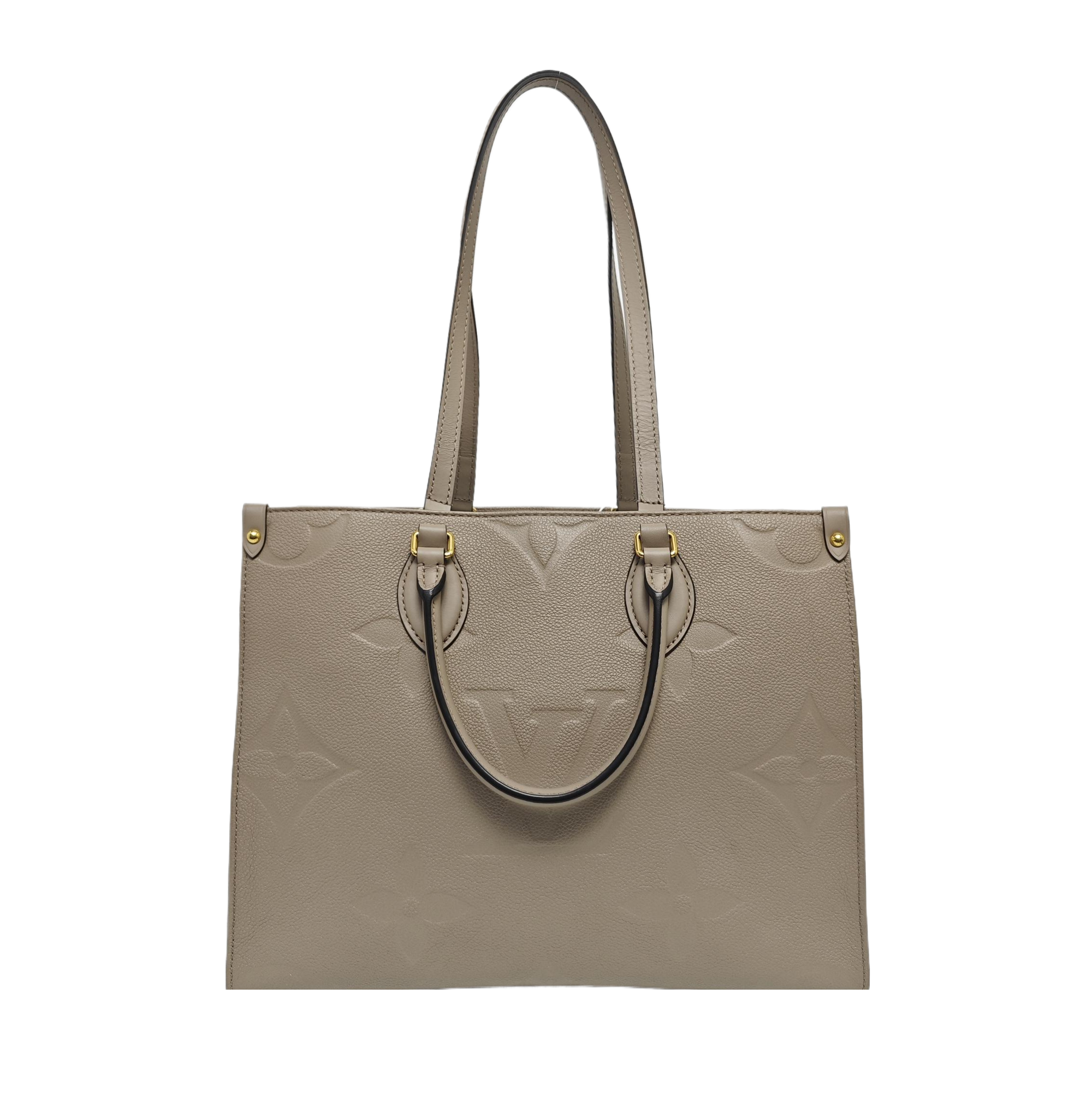 ONTHEGO MM Monogram Calfskin Gray