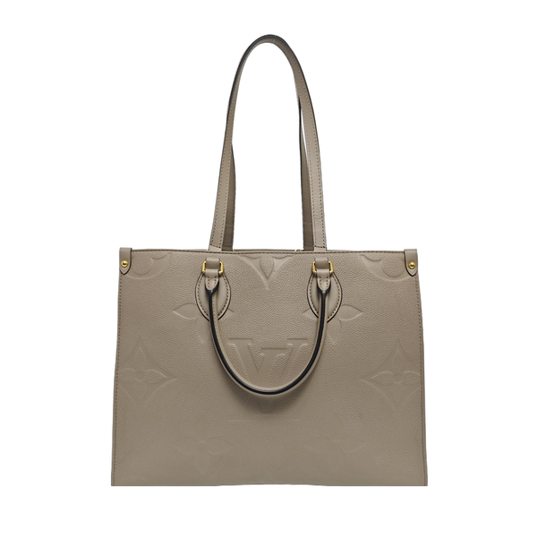 ONTHEGO MM Monogram Calfskin Gray
