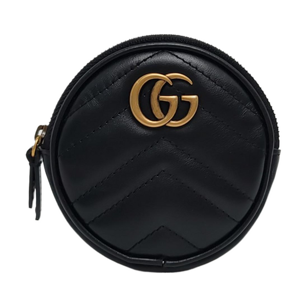 GG Marmont Quilted Calfskin Black