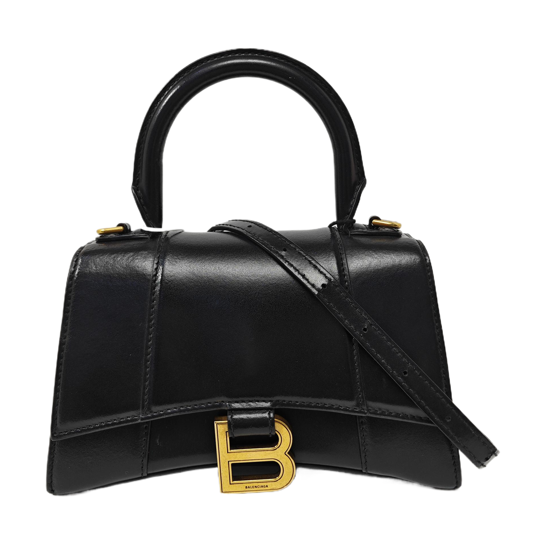 Hourglass XS Calfskin Black