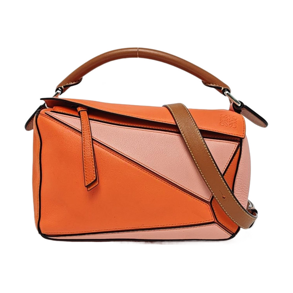 Puzzle Small Calfskin Multicolor