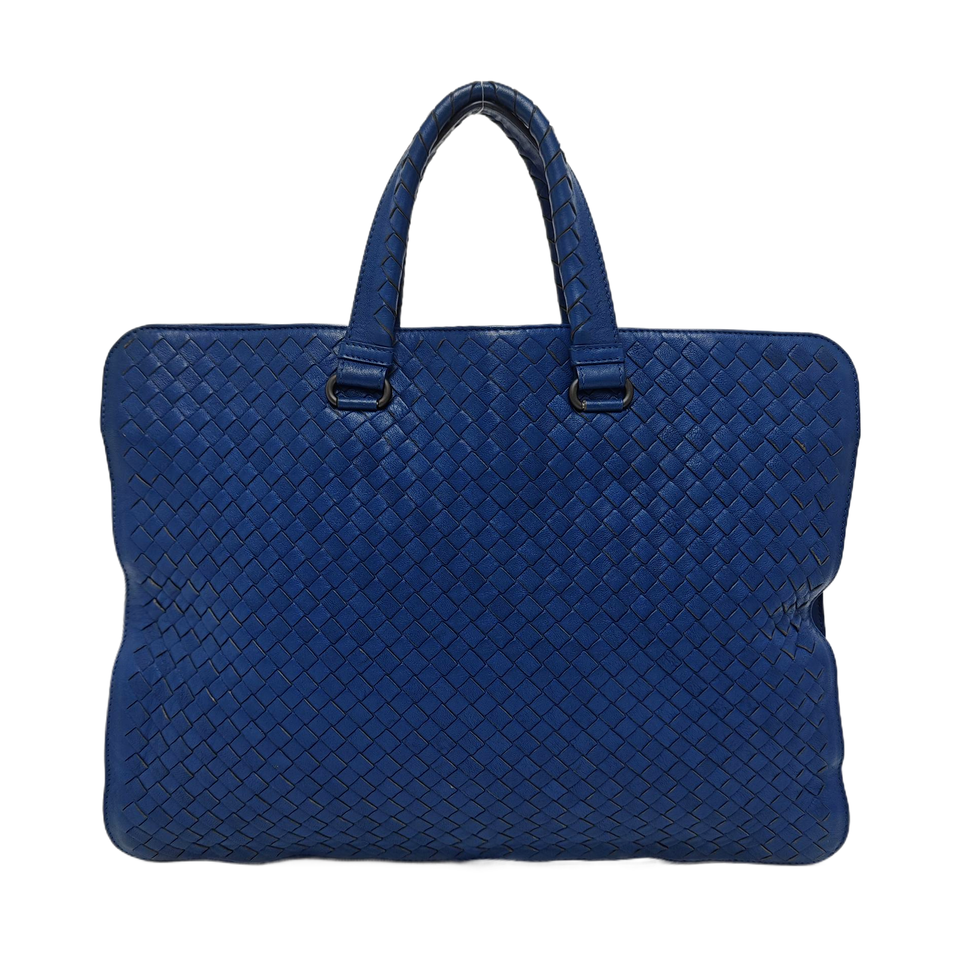 Lambskin Tote Bag Blue