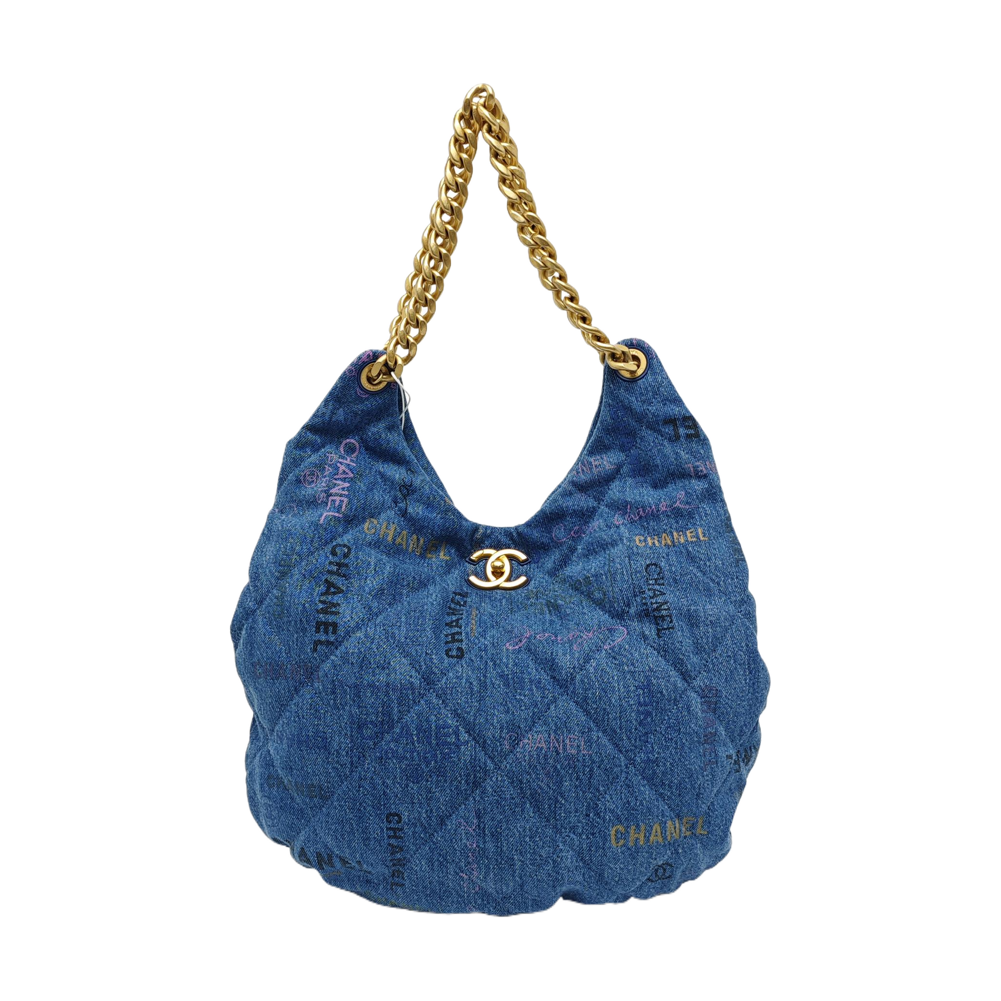 Quilted Fabric Blue