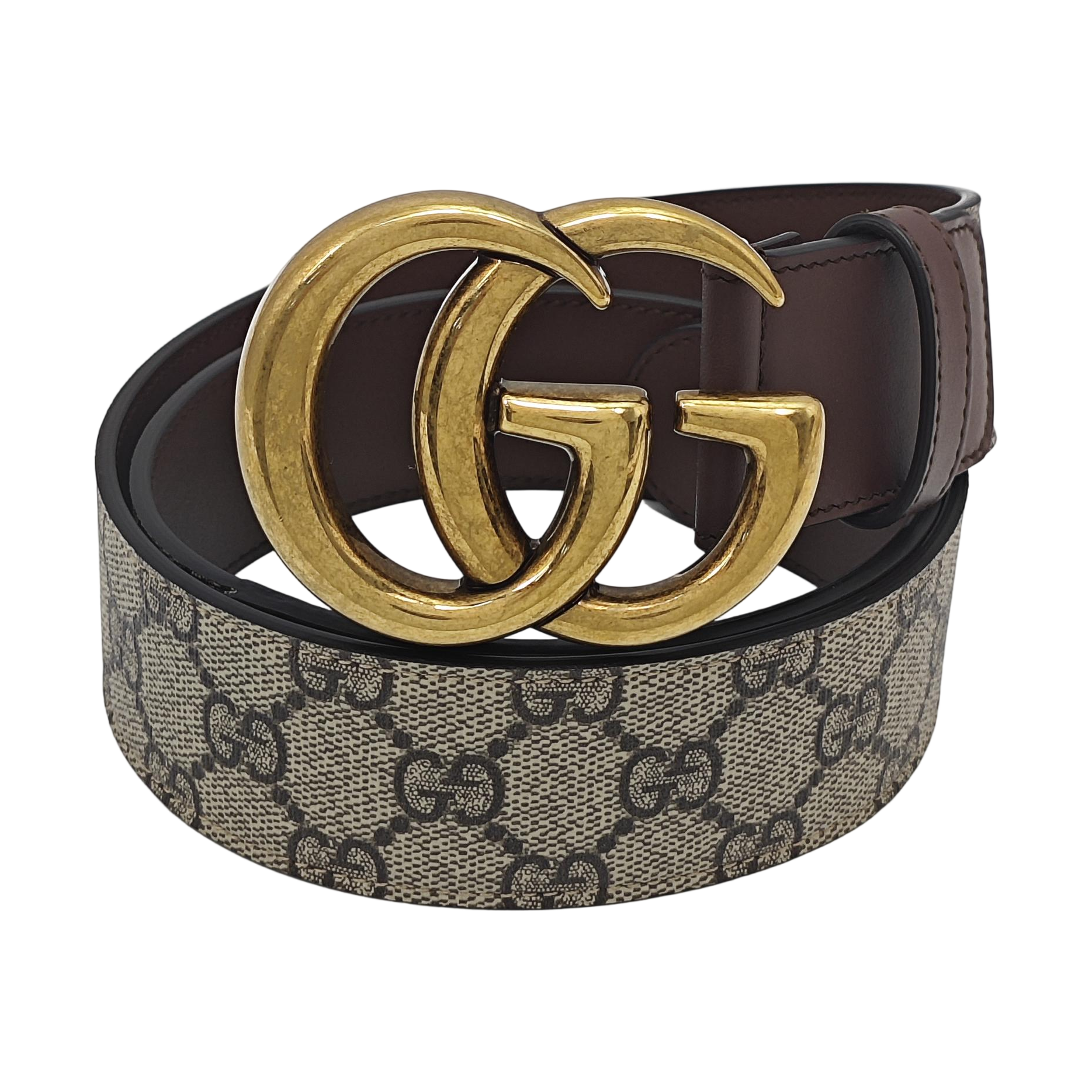 Leather Belt Beige