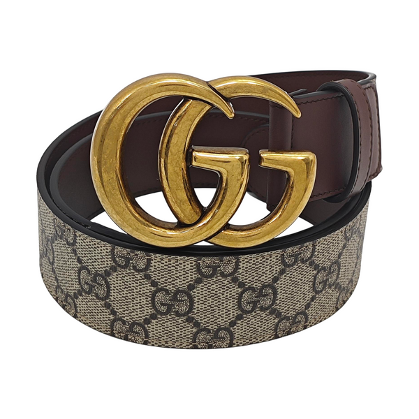 Leather Belt Beige