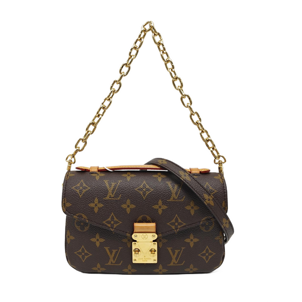 MÉTIS EAST WEST Monogram Coated Canvas Brown