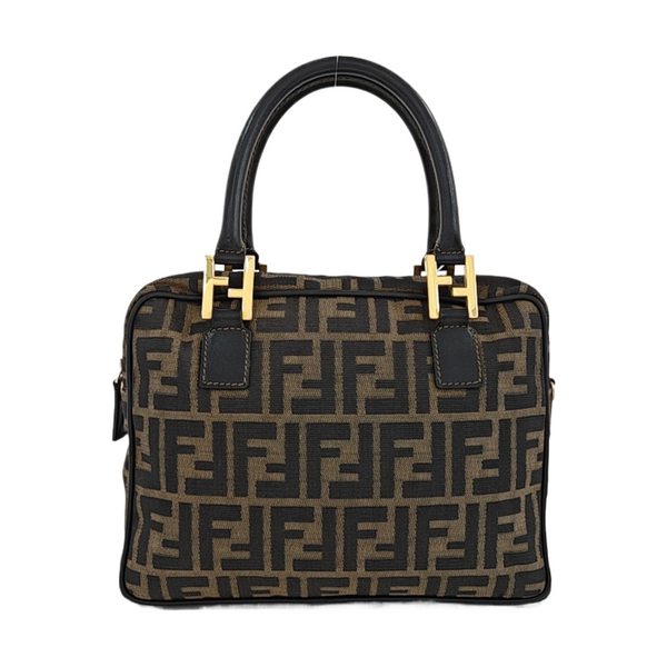 Monogram Canvas Top Handle Bag Brown