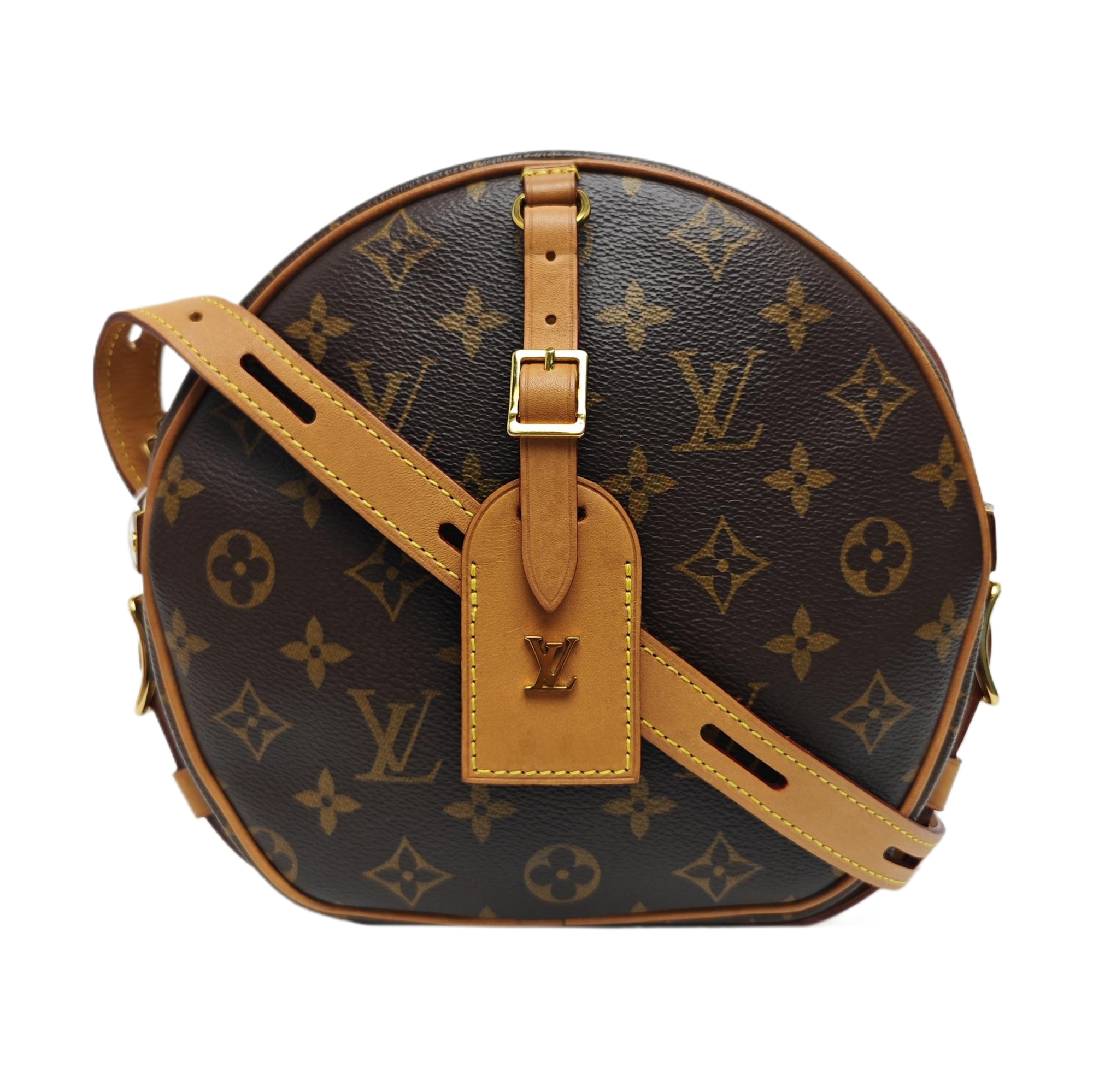 BOITE CHAPEAU MM Monogram Coated Canvas Brown