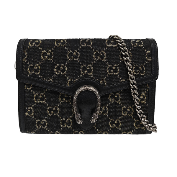Dionysus Mini Monogram Denim Black