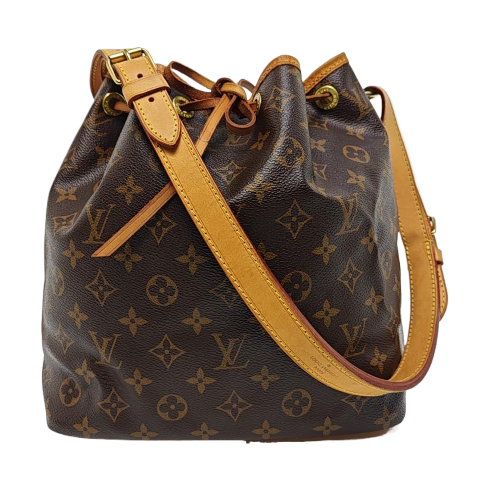 NÉONOÉ PM Monogram Coated Canvas Brown