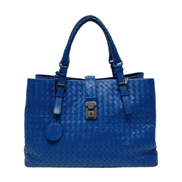 Authenticated pre-owned  Roma Calfskin Blue - Tote Bag at Looply