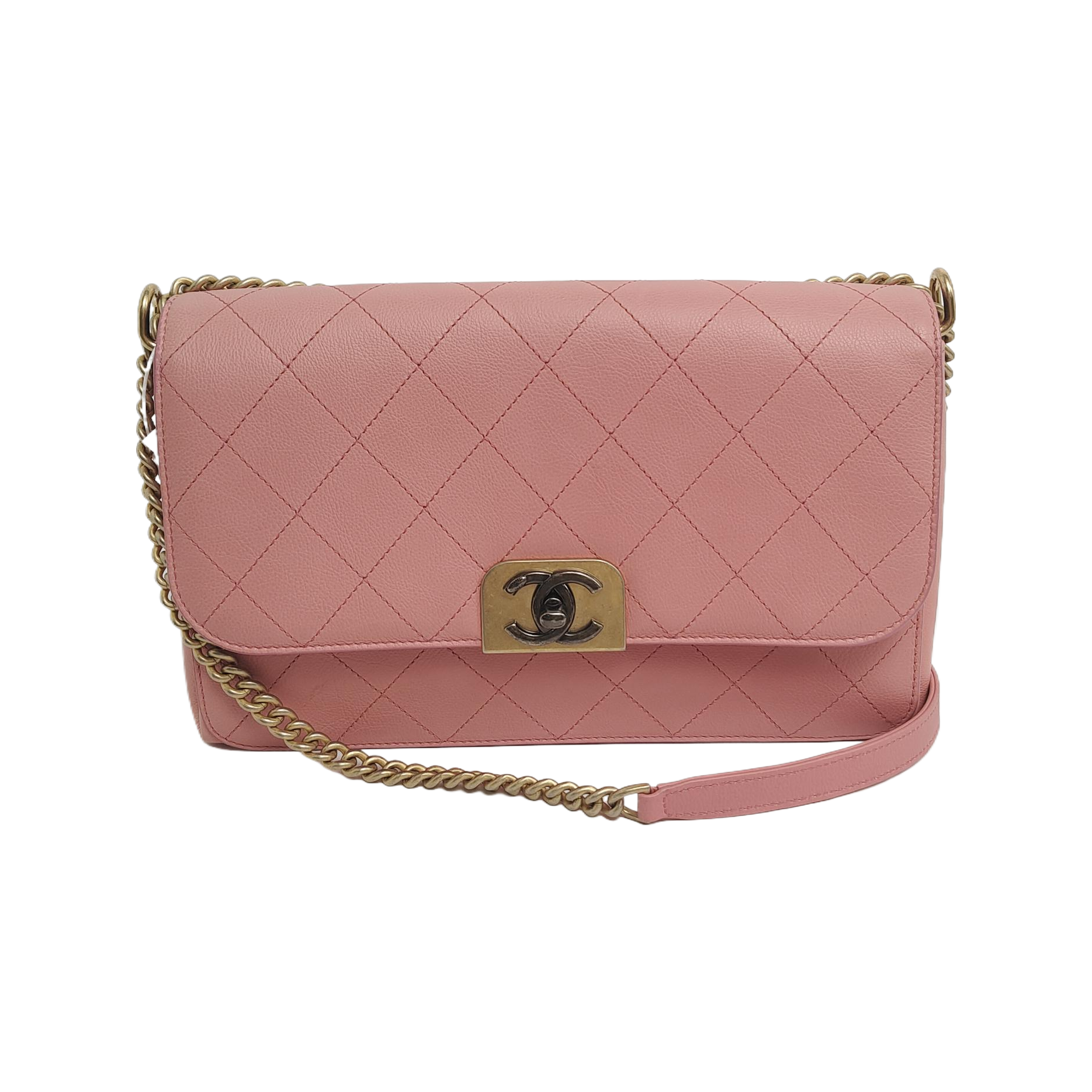 Quilted Calfskin Pink