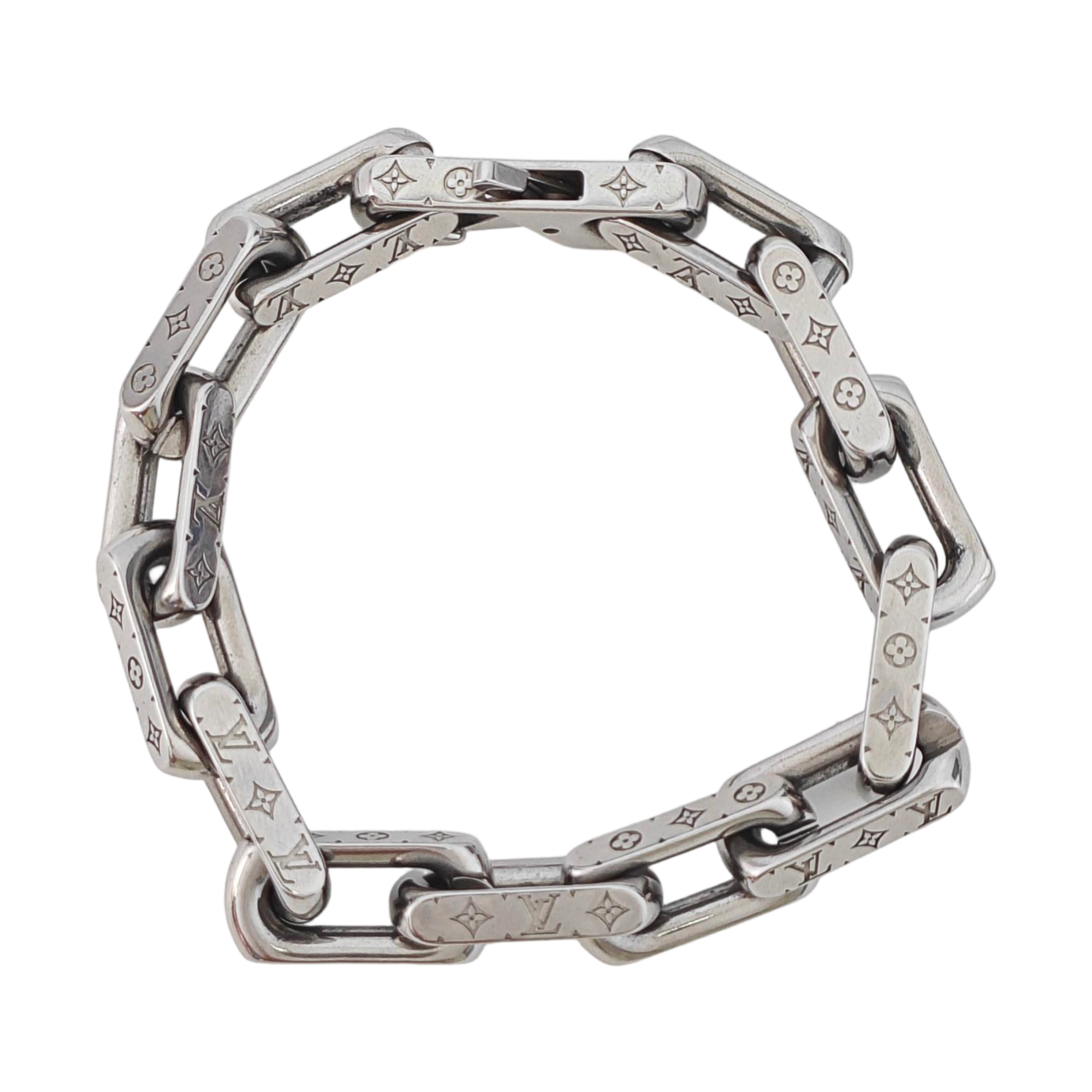 MONOGRAM Metal Silver Bracelet